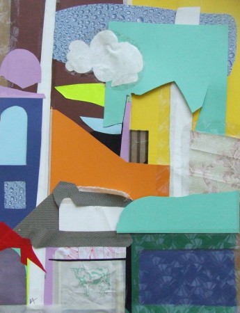 Mapping (matrica, színes papír, vászon, farostlemez/sticker, coloured paper, canvas, fibreboard -sold) 